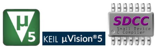 keil and SDCC embedded C source codes for programming the timers of 8051