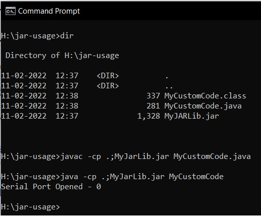 How to compile a custom java source with a jar file library on Windows using JDK or GraalVM