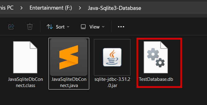 how to compile and run java source files with sqlite jdbc driver .jar fileon windows 11