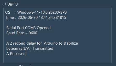 Serial port access from GUI tkinter python