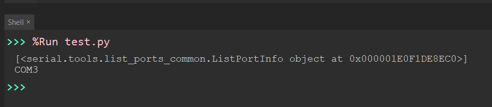 Listing Available Serial Ports on your System using Pyserial and Python