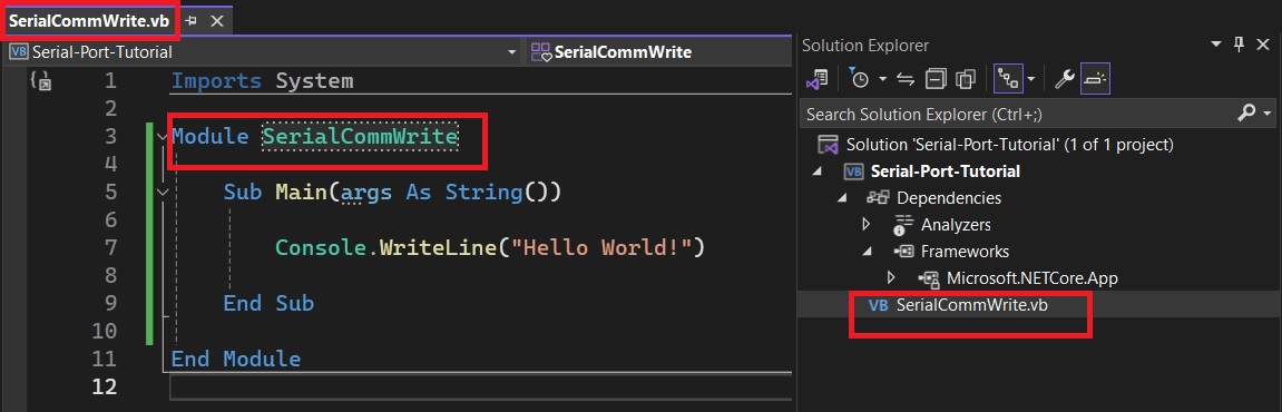 Solve serial port component missing from my Visual Studio in vb.net