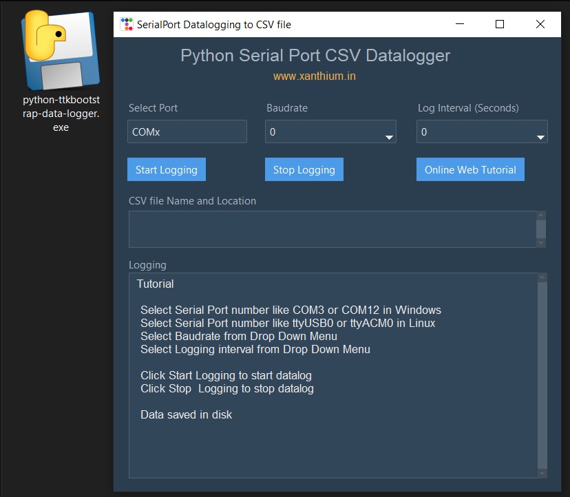 convert a multithreaded python tkinter script that uses pyserial to windows executable.