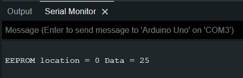 storing a byte in the eeprom of arduino mega /uno