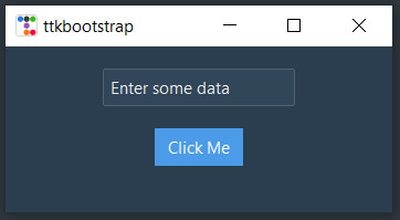 Creating and Using Entry Box Widget in tkinter/ttkbootstrap