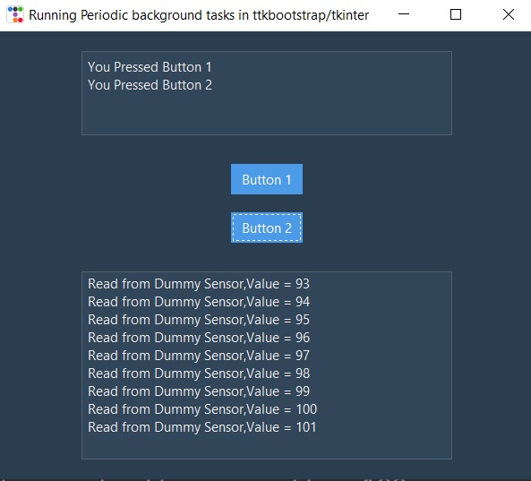 ttkbootstrap running backgound tasks using root.after() function